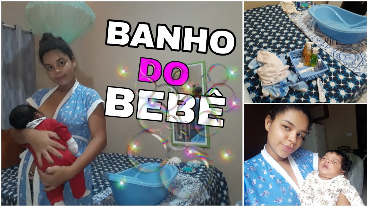 Rotina Do Banho Do BebÊ Youtube