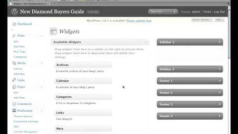 Adding a categories to a Sidebar in Wordpress