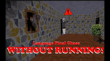 [Final chase without running] - Advanced Education with Viktor Strobovski Language Level a28 - Baldi