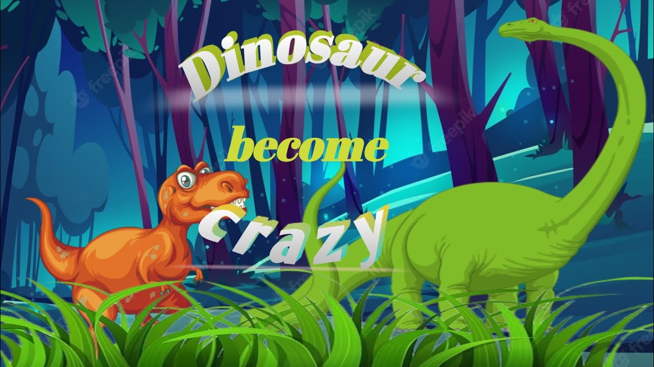 Dinosaur became crazy || dinosaur ka cartoon dikhaiye || dinosaur ...