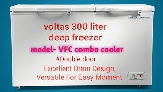 voltas deep freezer combo