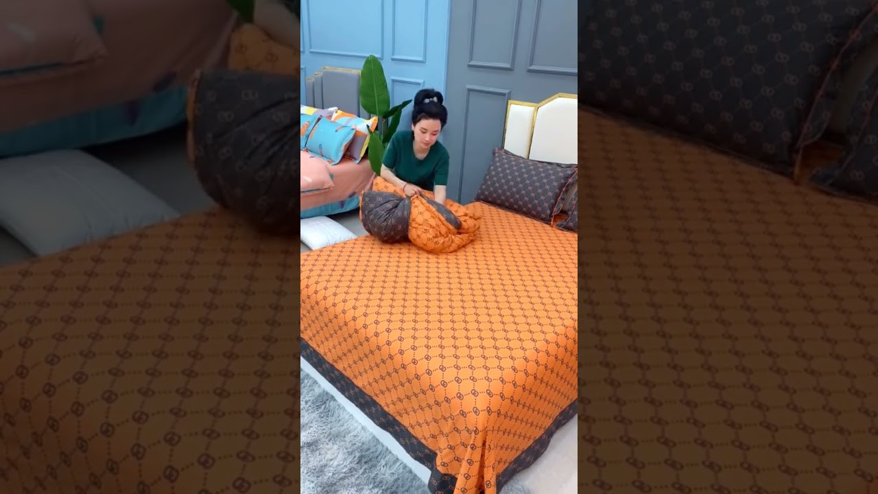 Bedcover set tebal empuk dan lembut aestetic banget 