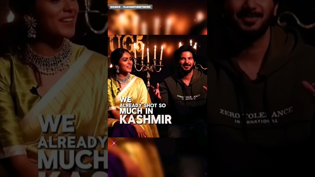 Why Mrunal Thakur Was Nervous | DQ Was So Scared | Mrunal Thakur & Dulquer Salman Interview 