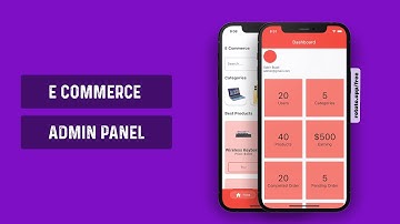 E Commerce Admin Panel Part 1  Flutter
