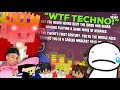 Dream gets SLAPPED by Technoblade in a rap battle! (tommyinnit,wilbursoot,sapnap,quackity,larray)