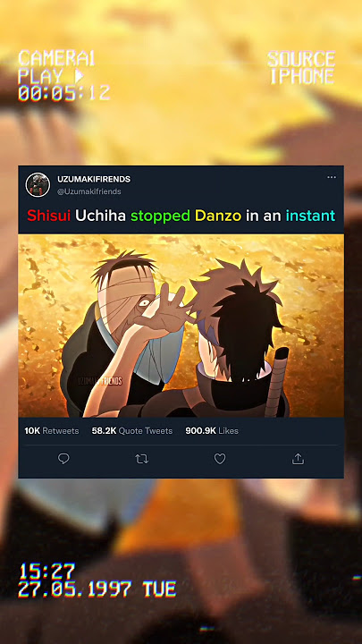 🐐 SHISUI UCHIHA STOPPED DANZO IN AN INSTANT 🔥☠️ #shisui #danzoo #narutoshippuden #animeshorts
