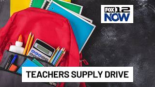 Talking FOX 12 Teachers Supply Drive with CVS Pharmacy