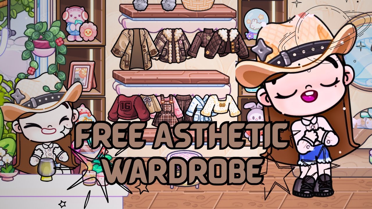 🧸🏡Free Aesthetic Wardrobe Setup ✨ | Dream Closet Tour 😍