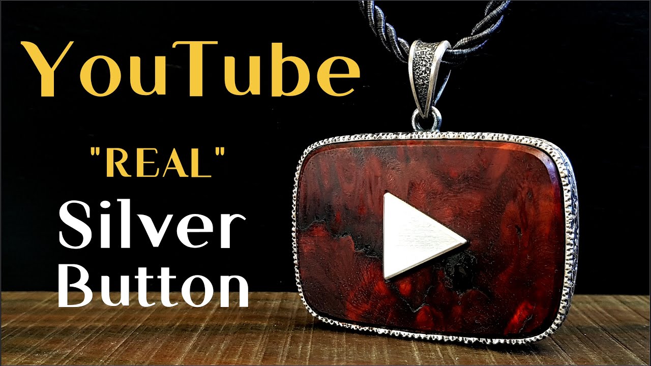 Настоящая "SILVER PLAY BUTTON" // Процесс изготовления