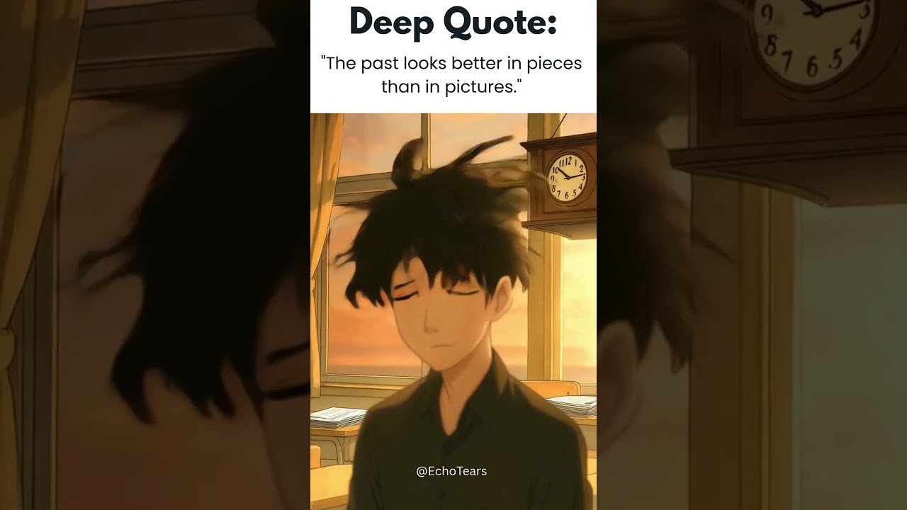 📸 The Past Looks Better in Pieces Than in Pictures 💔🕊️