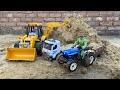 Diy Mini Creative For Jcb Loading To Sand in Tractor And Truck For........