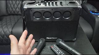 Best Budget Karaoke Speaker? HEARTSEA with Dual Wireless Mics
