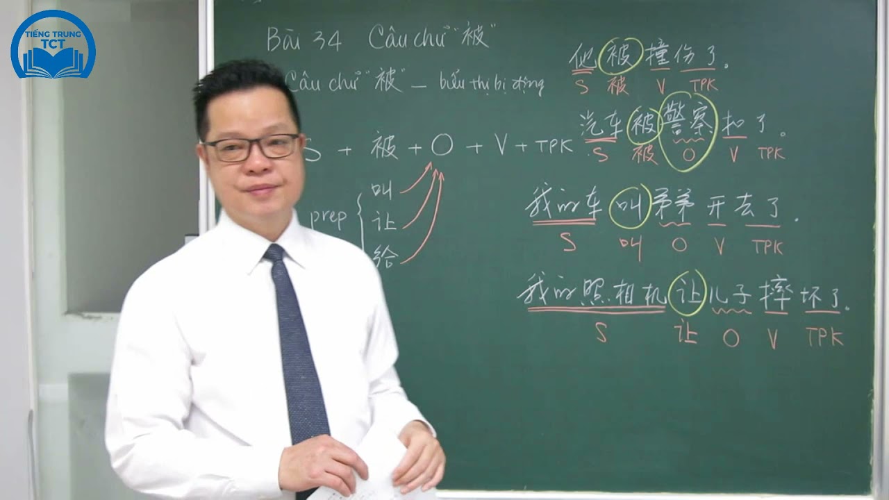 34. NGỮ PHÁP TIẾNG TRUNG - Câu chữ 被