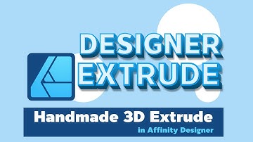 Affinity Designer : Handmade 3D Extrude.