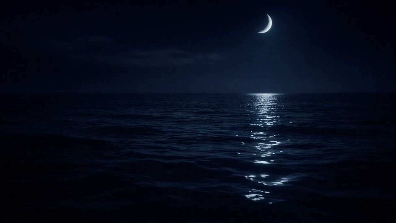 Overthinking Before Sleep? 🌙 Calm Ocean Sounds for Racing Thoughts (3 Hours)