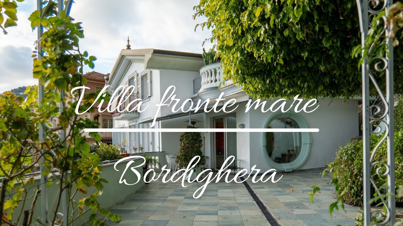 Villa Fronte mare tra Bordighera e Ospedaletti 