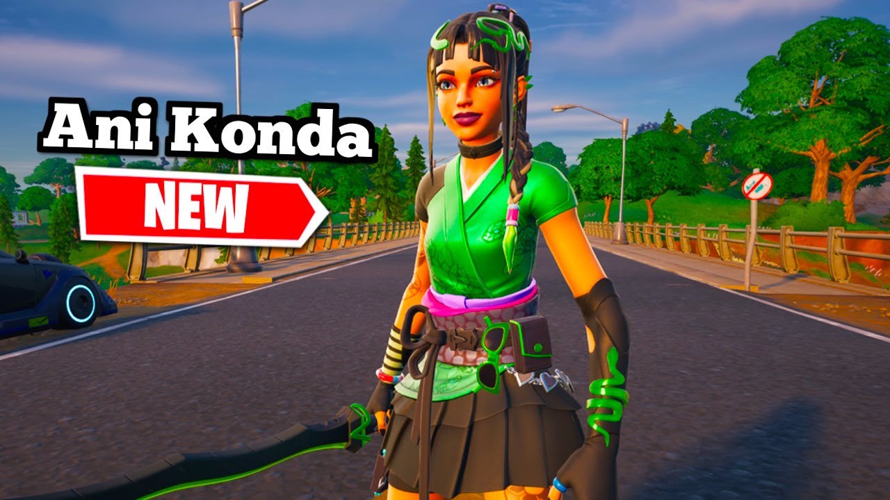 *NEW* ANI KONDA SKIN GAMEPLAY FORTNITE HISS CLIQUE QUEST PACK (FREE