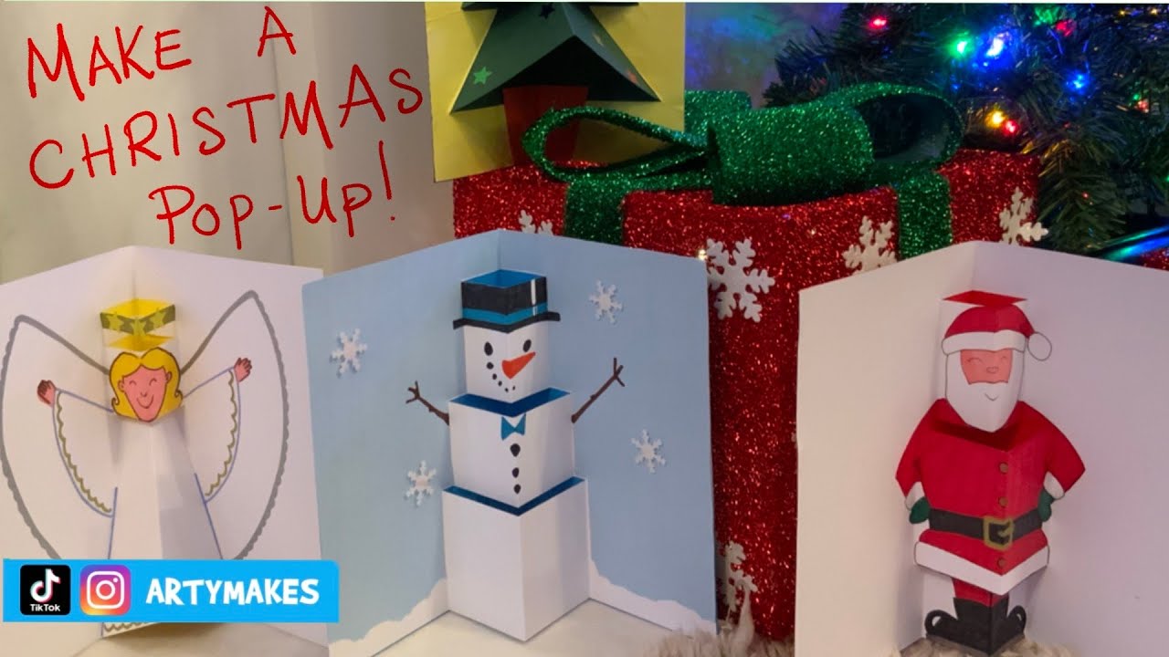 Arty Makes - Make A Christmas Pop-Up Pal!