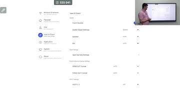 Settings Clevertouch IMPACT Max 2