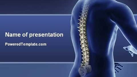 Spine PowerPoint Template by PoweredTemplate.com