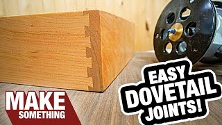 How to use the Rockler Complete Dovetail Jig to cut half blind dovetails. Subscribe for weekly woodworking projects: http://www.