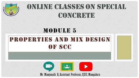 Properties and Mix design of SCC