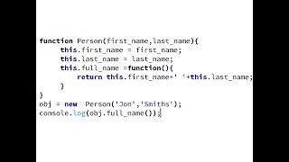 Class & Constructor in JavaScript | JavaScript Tutorial for Begnners