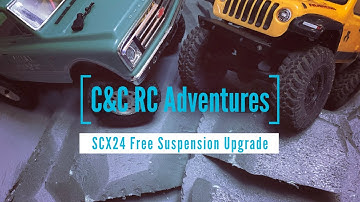 Axial SCX24 free suspension upgrade - C&C RC Adventures
