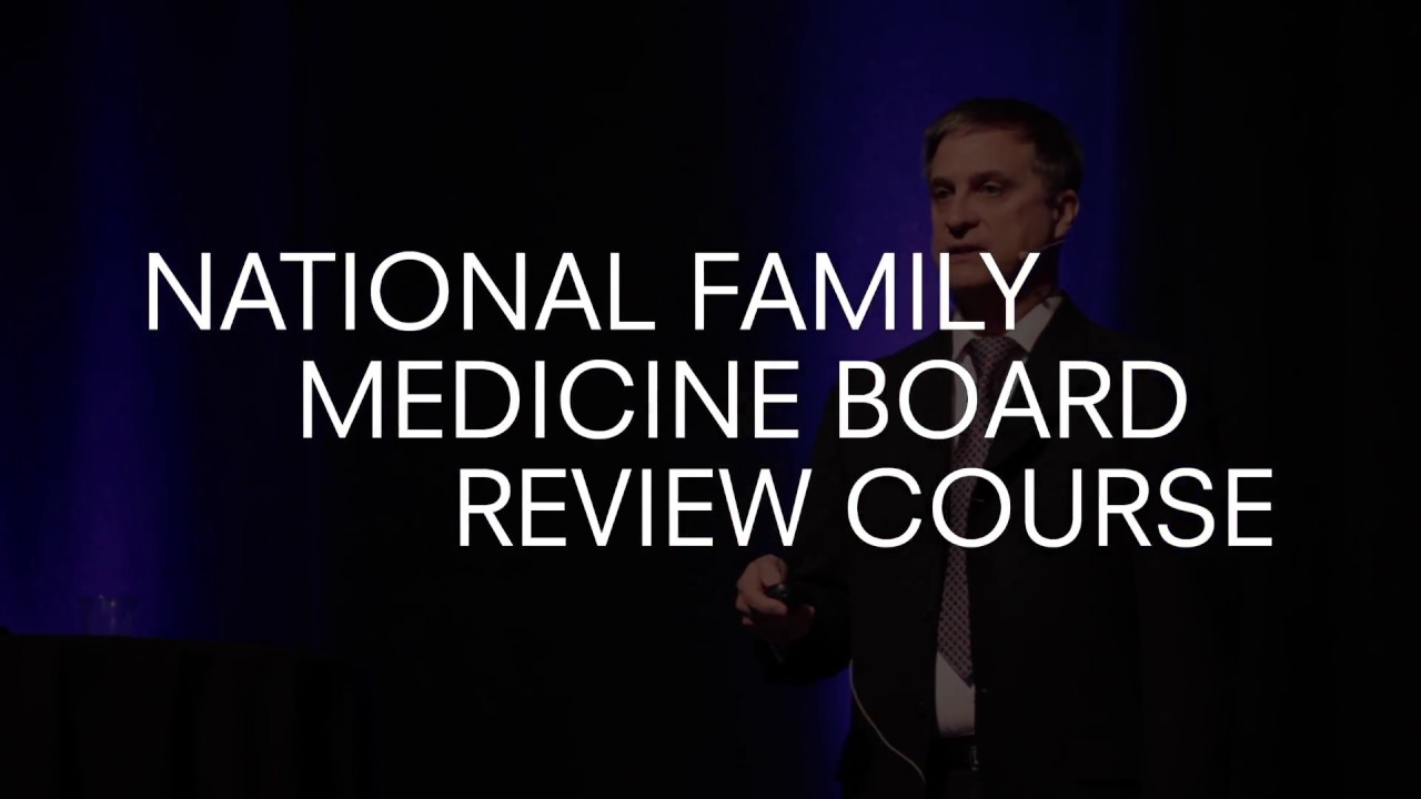 The National Family Medicine Board Review Course YouTube