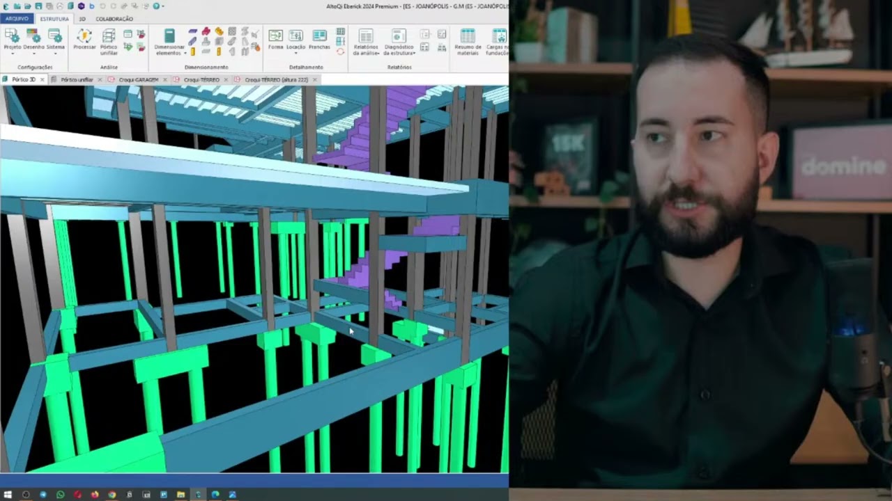 Análise Estrutural #33 - Sobrado de Alto Padrão com várias complexidades!