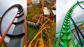 Every Roller Coaster at Six Flags Fiesta Texas! Front Seat POV!