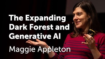 The Expanding Dark Forest and Generative AI – Maggie Appleton at UX Brighton 2024