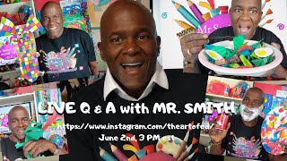 MrSmithsArtRoom4Kids Live Interview on Instagram's TheArtofED  #Mrsmithsartroom4kids