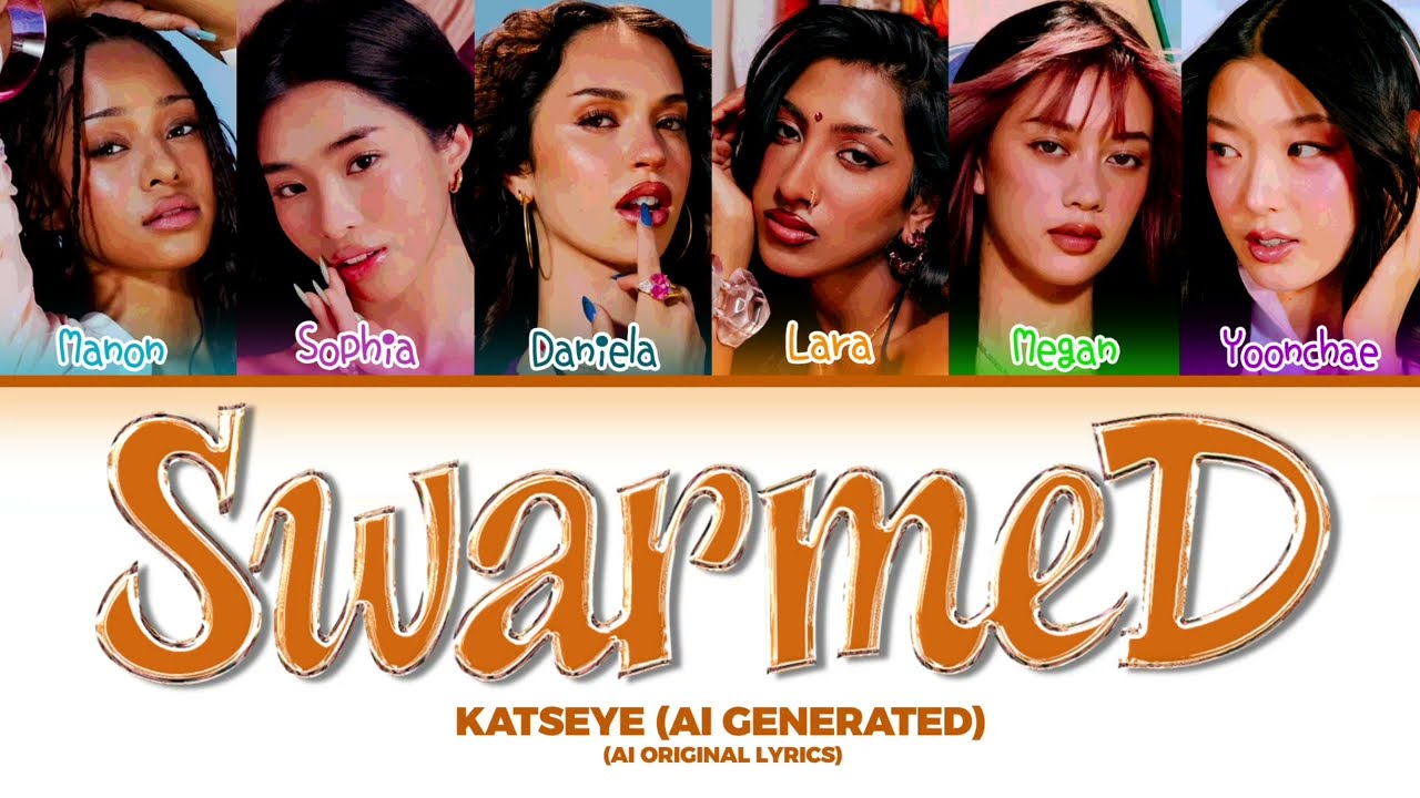 [AI ORIGINAL] KATSEYE (캣츠아이) - 'Swarmed' Lyrics (Colour Coded Lyrics)