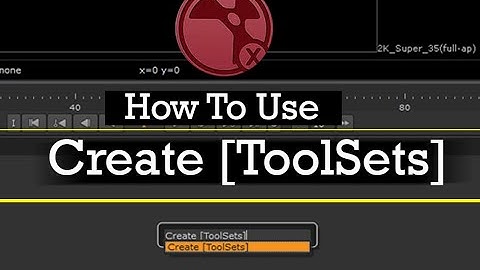 Create [ToolSets]   In Nuke.
