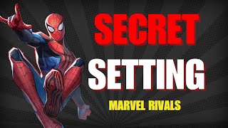 SECRET Setting You NEED for Spider-Man in Marvel Rivals     (Get Over Here E ability BUFF / FIX)
