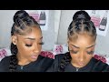 Rubber Band Ponytail Tutorial ft Kriyya Hair | Eva Williams