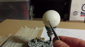 Solar eclipse scale model - Moon orbit vs Earth rotation 2017