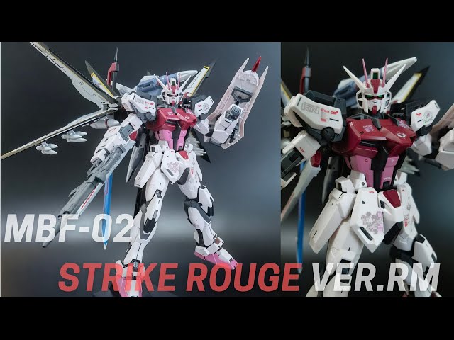 模型开箱] BANDAI Gunpla 1/100 MG MBF-02 Strike Rouge Gundam