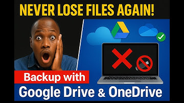 NEVER LOSE FILES AGAIN! | Backup Your Data with Google Drive & OneDrive #cloudstorage