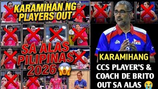 CREAMLINE PLAYERS OUT PADIN SA ALAS PILIPINAS 2026 LINEUP'S 😭😱