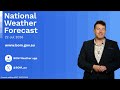 National Weather Forecast: Icy in Tasmania but remaining fine elsewhere