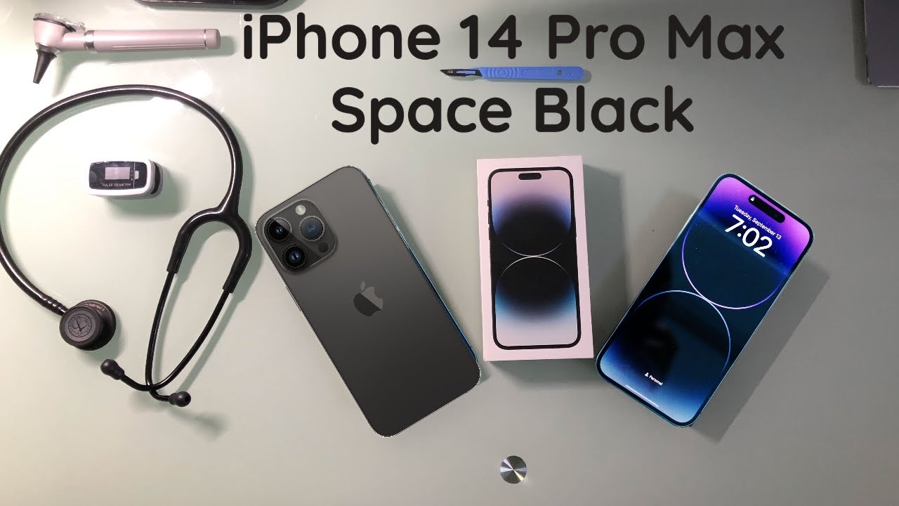 iPhone 14 Pro Max Space Black 1TB + Torras case Unboxing - ASMR - YouTube