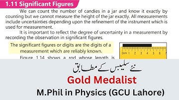 Significant Figures | Chapter 1 | Class 9th Physics | Punjab Textbook Board New Syllabus 2025