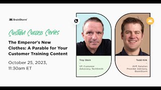 The Emperor's New Clothes: A parable for your customer training content