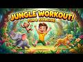 Jungle Adventure Workout for Kids 🐯 Fun Energy Burner! | Tiny Learners Club