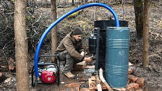 Making Electricity From Firewood – Gasifier in Action