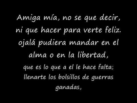 Amiga Mia -Alejandro Sanz lyrics