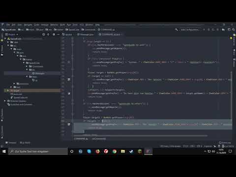 [SpeedCoding] Minecraft Plugin programmieren #1 - Tp und Tphere