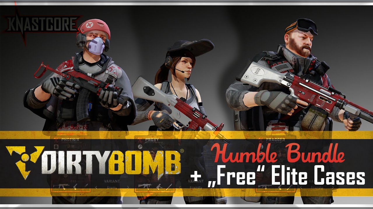 Dirty Bomb Humble Bundle - Special Cases, Elite Cases and rare Loadout  Cards